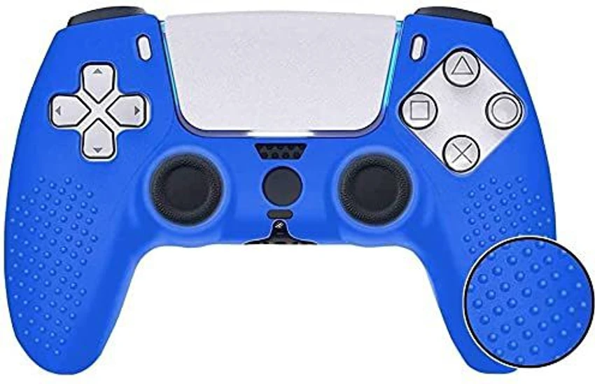 PS5 DualSense Controller Grip Caps Red